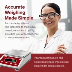 Fristaden Lab Scale | HTP Series (10 kg x 0.1 g (Square Pan))