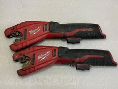 2X Milwaukee 2471-20 M12 Cordless Copper Tubing Cutter (Tool Only)- NOT TESTED