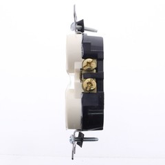 Leviton T5320-A Almond 15A Tamper Resistant Duplex Receptacle Outlet 5-15R 10pcs