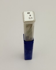 8693390 OSG, Thru Carbide Drill AD0-5D, 13.9