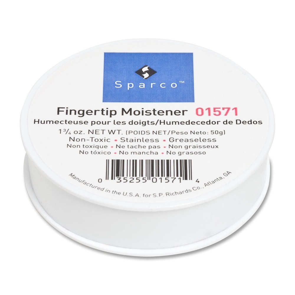 S.P. Richards Company Sortkwik Fingertip Moistener, Nonskid Back, 1-3/4 oz. (…