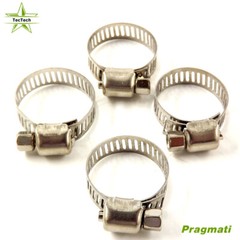 50Pieces 3/4″-1 Stainless Adjustable Drive Hose Clamps Fuel Line Worm Clips US