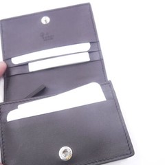 OEM Gucci 544474 Dark Brown Microguccissima Leather Card Case Wallet Snap Close