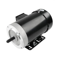 2HP General Electric Motor 3 Phase 56C Frame 1800 RPM TEFC 230 / 460 Volt