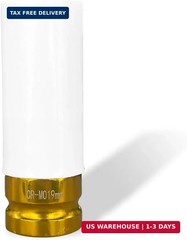 1/2″ Drive 19 mm Lug Nut Impact Socket, Non-Marring Deep Lug Nut Socket, Thin…