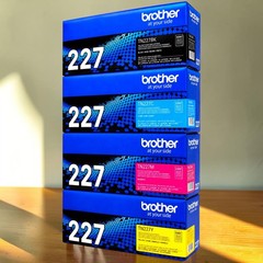 Genuine Brother TN227 High Yield 4 Pack Toner Set BK/C/M/Y OEM New Sealed Box