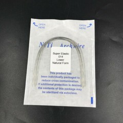 100pcs Dental Orthodontic Super Elastic Niti Arch Wire Round Ovoid/Natural Form