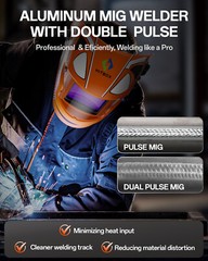 Used Aluminum Welder Gasless/Gas MIG Pulse MMA TIG 200Amp MIG Welding Equipment