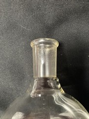Chemglass 500ml Evaporation Flask 24/40 Recovery