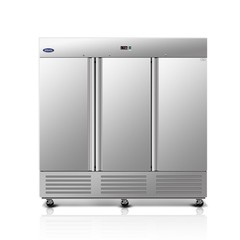 81″ W Commercial Fridge 72Cu.ft Stainless Steel, Fan Cooling, Digital Thermostat