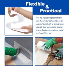 High Compatibility Fiberglass Fabric for Waterproof Coatings