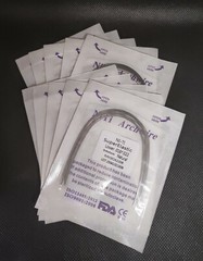 Dental Orthodontic Super Elastic Niti Round/Rectangular Arcos Arch Wires Natural
