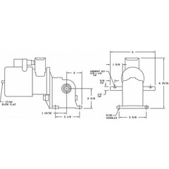Dayton 1Lpz3 Ac Gearmotor, 250 In-Lb Max. Torque, 1.5 Rpm Nameplate Rpm,