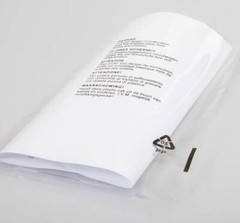 2000 Pack 8X10 Poly Bags Suffocation Warning Clear Merchandise 1.5 mil Self Seal