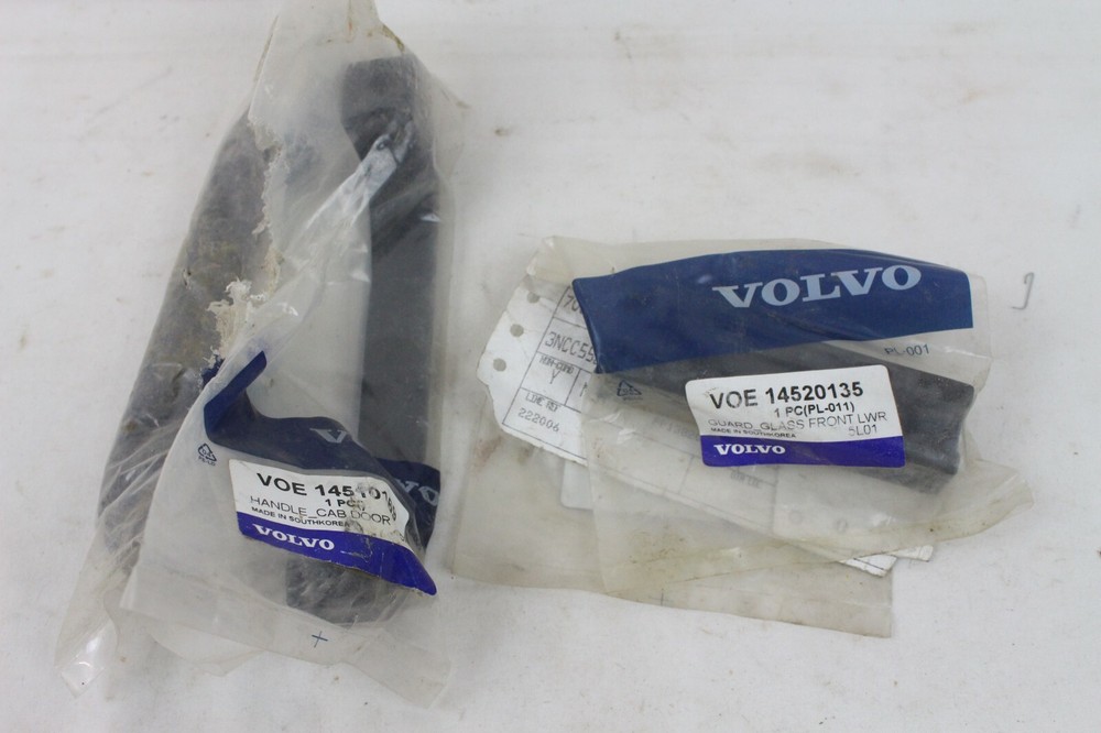 New OEM Volvo Heavy Equipment Parts Lot Cab Door Handles Guard Glass Front LWR