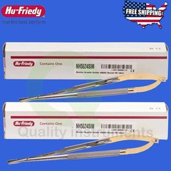 2 PC HU FRIEDY Castroviejo straight Needle Holder 7 18cm NH5024SIM