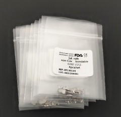 Dental Orthodontic Buccal Tube 1st Roth .022 Molar Bondable No-convertible