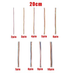 5PCS ZH 1.5mm 2/3/4/5/6/7/8/9/10P Double Head Electronic Cable Wire 10/20CM