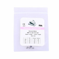 12 Size Dental Orthodontic Bondable Roth/MBT/Edgewise 022 018 Slot 1st/2nd Molar