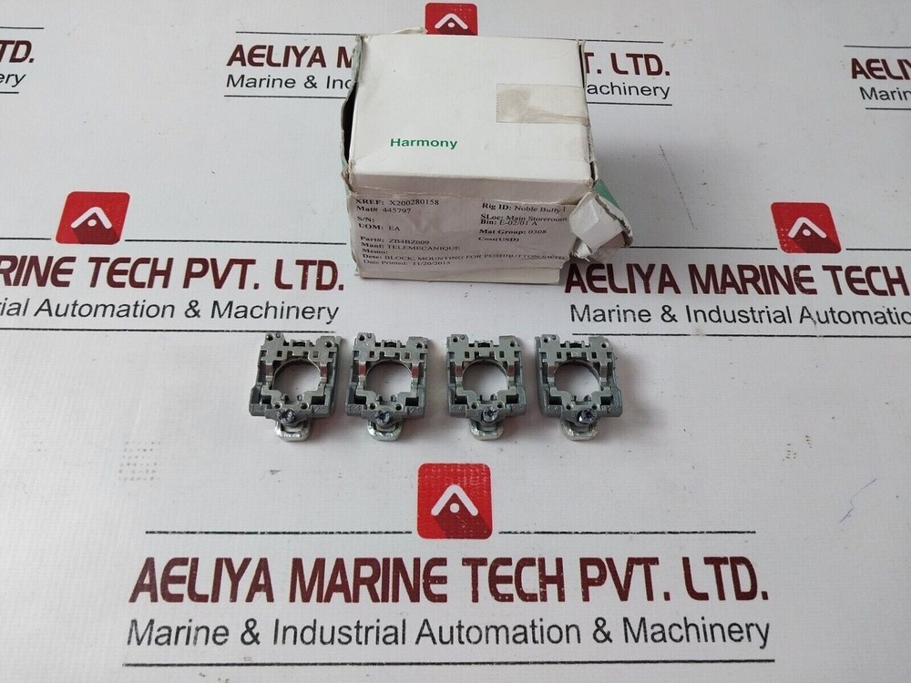 Lot of 4X Schneider Electric ZB4BZ009 Mounting For Pushbutton Switch Block