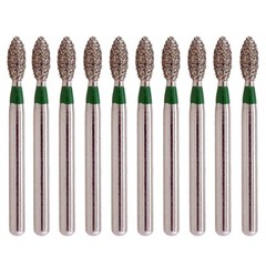 Dental Diamond Burs FG 379/023C Egg Football Shape Coarse Grit High Speed Bur