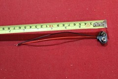 15 X LOT 9 VOLT T BATTERY CAP CONNECTOR CLIP PLUG 6″ WIRE LEAD PART ADAPTER