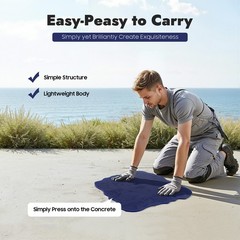 18 X 18 Slate Stone Texture Set Decorative Concrete Cement Stamps Mats Blue