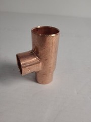 1-1/4″ x 1″ x 1″ Inch Copper Reducing Tee CxCxC Sweat Plumbing Fitting