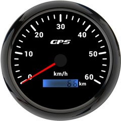 LED Universal 110MM GPS Speedometer 60/80/120/200KMH 80MPH Speed Gauge Meter