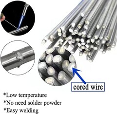 50 Pieces Flux Core Aluminum Rods Low Temperature Easy Melt Welding ‎3.2 Ounces