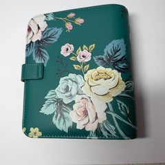 Franklin Covey Love Collection Compact Planner Floral Cover Snap Closure