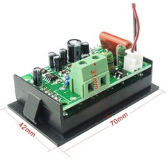 AC 80-450V LCD Dual Display Digital AC Voltmeter Ammeter Voltage Amp Gauge Panel