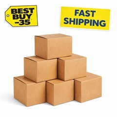 25 – 6x4x4 Cardboard Paper Boxes Mailing Packing Shipping Box Corrugated…