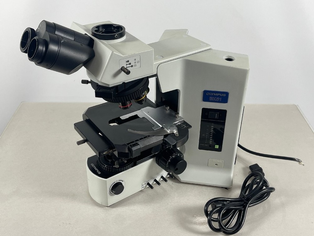 Olympus BX51TF Biological System Microscope w/ 5 Objectives As-Is No Warranty