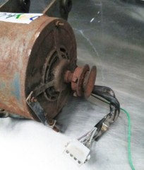 Dexter T400 Front Load Washer Motor 1PH, Dexter P/N: 9376-293-005 [USED]