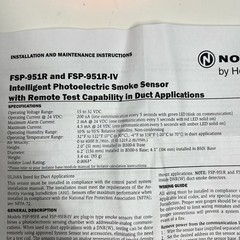 Notifier Honeywell FSP-951R White Fire Alarm Photoelectric Smoke Detector NEW