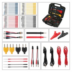 Multimeter Test Leads Kit 68PCS Electrical Probe Circuit Test Alligator Clips