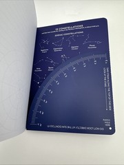 Stargazing Blue Full Size Notebook Blank Book Astronomy Astrolab Journal