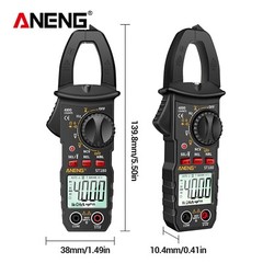 Digital Multimeter Tester AC DC Volt Amp Clamp Meter Auto Range LCD Handheld