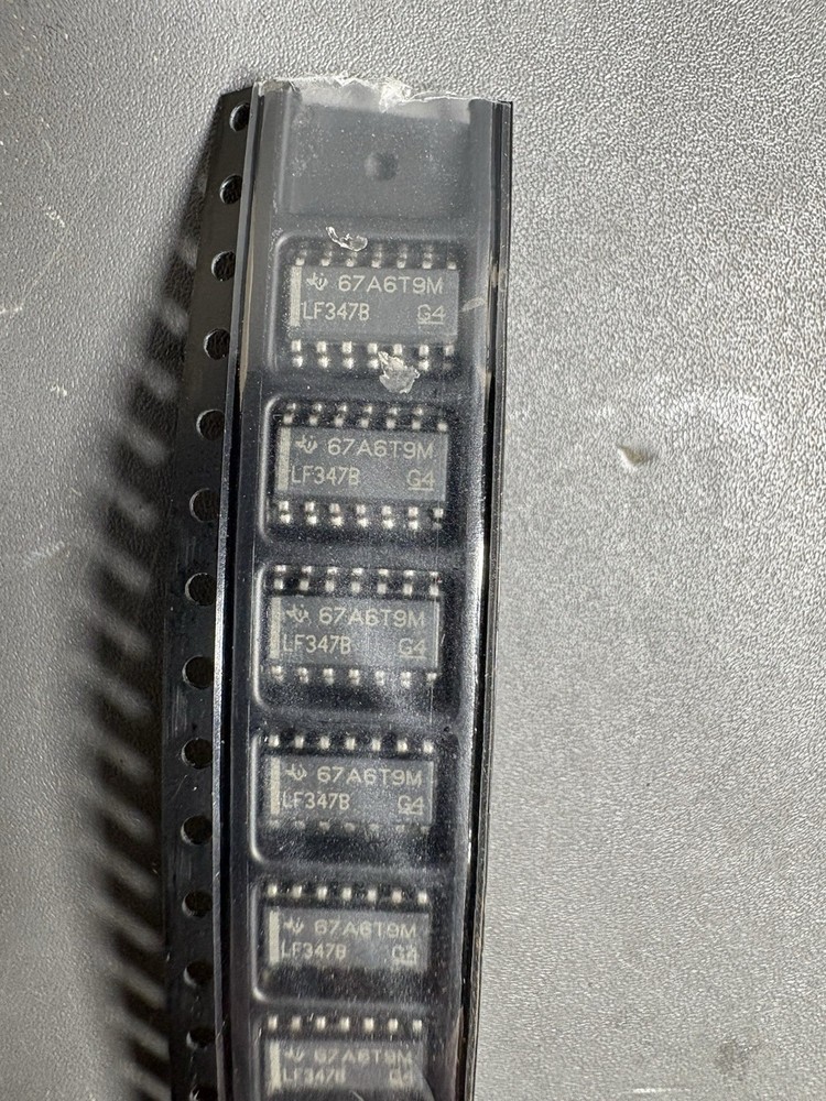50x TI LF347B Quad JFET Input Operational Amplifier SOIC-14 Surface Mount IC