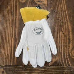 Caiman 1871-6 XL Welding Gloves Straight Cuff Wing Thumb Premium Goatskin New