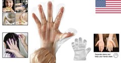 Bulk 400 Clear Disposable Gloves – Latex-Free, Powder-Free, Perfect for Cooking