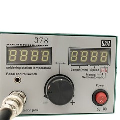 Semi-automatic Feeding Tin Spot Welding Machine Soldering Table 110V 80W