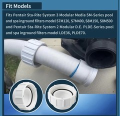 PKG188 Half Union Adapers 2″ Nominal Dimension Connector Inner Diameter 2.38″ Co