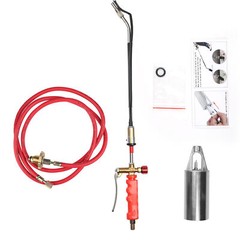 Portable Propane Torch Weed Burner Ice Snow Melter Outdoor Flame Thrower w/ Hose