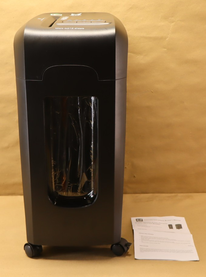 Member’s Mark 12-Sheet Micro-Cut Paper Shredder C249-A Open Box