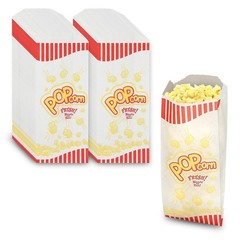 MT Products 1 oz Small Carnival Paper Popcorn Bags 8″ x 3.5″ – Pack of 1000