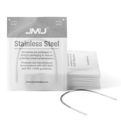 10PCS Ortho Archwire Natural Stainless Steel Form Round Rectangular Full Sizes