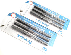 6 PENS 2 PACKS Promarx® ULTRA FINE PENS PRECISE AND VIVID LINES BLACK INK 0.5mm