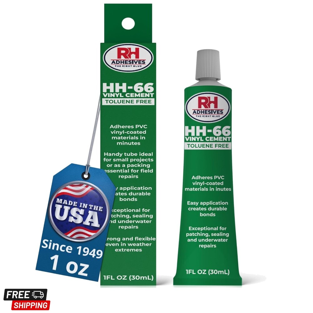 HH-66 Toluene Free Vinyl Cement 1 oz – Vinyl Adhesive, Cement Glue, Industria…